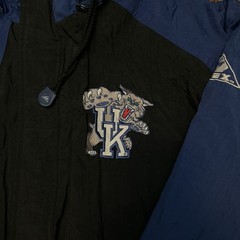 VTG APEX ONE Kentucky Wildcats Puffer Jacket 90&rsquo;s Blue Black & White | Size XL