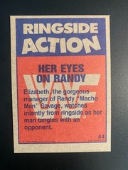 1987 Topps WWF – Miss Elizabeth #44 Ungraded NM/MT