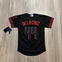 YOUTH SMALL #44 Elly De La Cruz – City Connect stitched jersey – Black