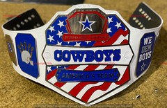 Custom Dallas cowboy new championship replica belt Adult Size 2MM Brass