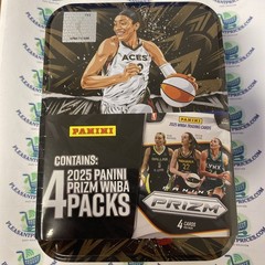 Panini 2025 Prizm WNBA 4-Pack Prizm Tin Featuring A&rsquo;ja Wilson