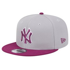 New Era New York Yankees Two Tone Gray & Purple 9FIFTY Snapback Adjustable Hat