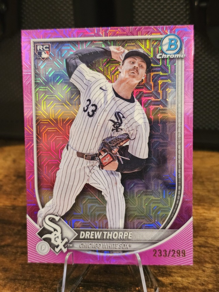 2025 Bowman Chrome Drew Thorpe Purple Refractor /299