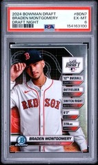 2024 BOWMAN DRAFT BOWMAN DRAFT NIGHT #BDN7 BRADEN MONTGOMERY PSA 6