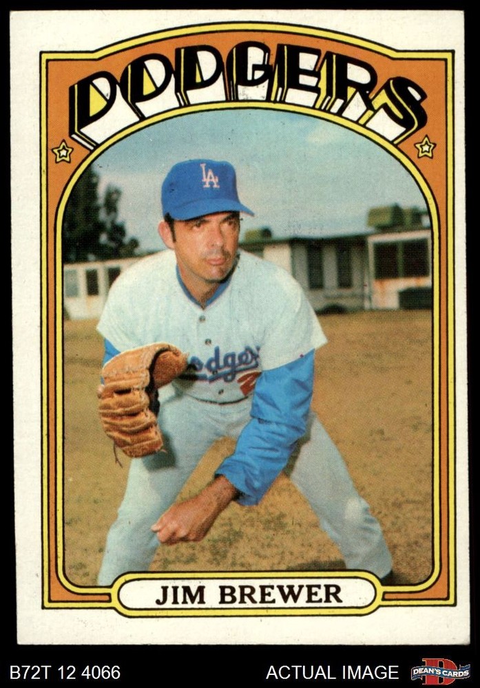 1972 Topps #151 Jim Brewer Dodgers 5 – EX