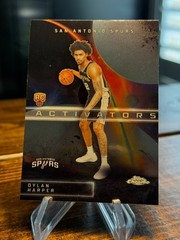 2025 TOPPS CHROME ACTIVATORS DYLAN HARPER ROOKIE CARD #AC-12 SAN ANTONIO SPURS