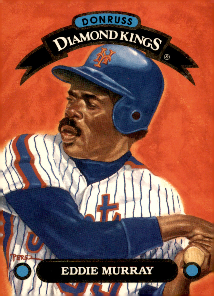 1993 leaf donruss diamond kings Eddie Murray DK-25