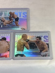 2009 Topps UFC Top 10 Fights of 2008 Insert Lot of 3 St-Pierre vs Fitch #21-23