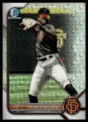 2022 Bowman #BCP-7 Marco Luciano Chrome Prospects Mojo Refractor