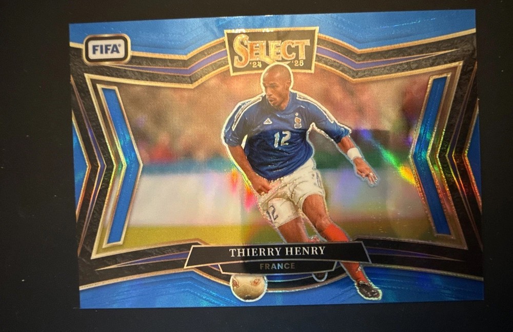 2024-25 Panini Select Fifa – Field Level Thierry Henry #247 Blue Prizm