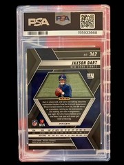 Jaxson Dart 2025 Panini Mosaic #362 Green Mosaic Prizm (Rookies) PSA 10 GEM MINT