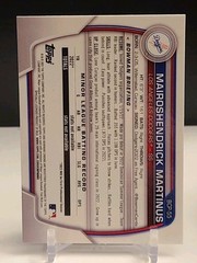 2023 Bowman – Chrome Prospects Mairoshendrick Martinus #BCP-55 1st Bowman RC