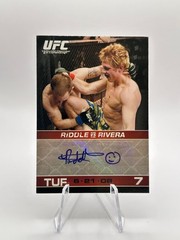 2009 Topps UFC Round 1 #AMR Matt Riddle Autographs Blue Ink RC