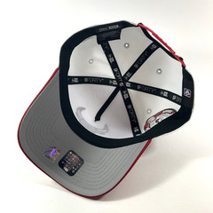 New Era Chicago Bulls Exclusive White Black Red 9FORTY A-Frame Snapback Hat Cap
