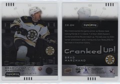 2023-24 Upper Deck Synergy Cranked Up 33/849 Brad Marchand #CR-BM 1j9q
