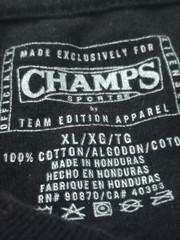 Champs XL University Tennessee Basketball Black And Orange T Shirt