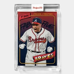 Topps PROJECT 70 Card 659 – Freddie Freeman by Sophia Chang – IN HAND!