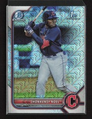 2022 Bowman #BCP-2 Jhonkensy Noel Chrome Prospects Mojo Refractors