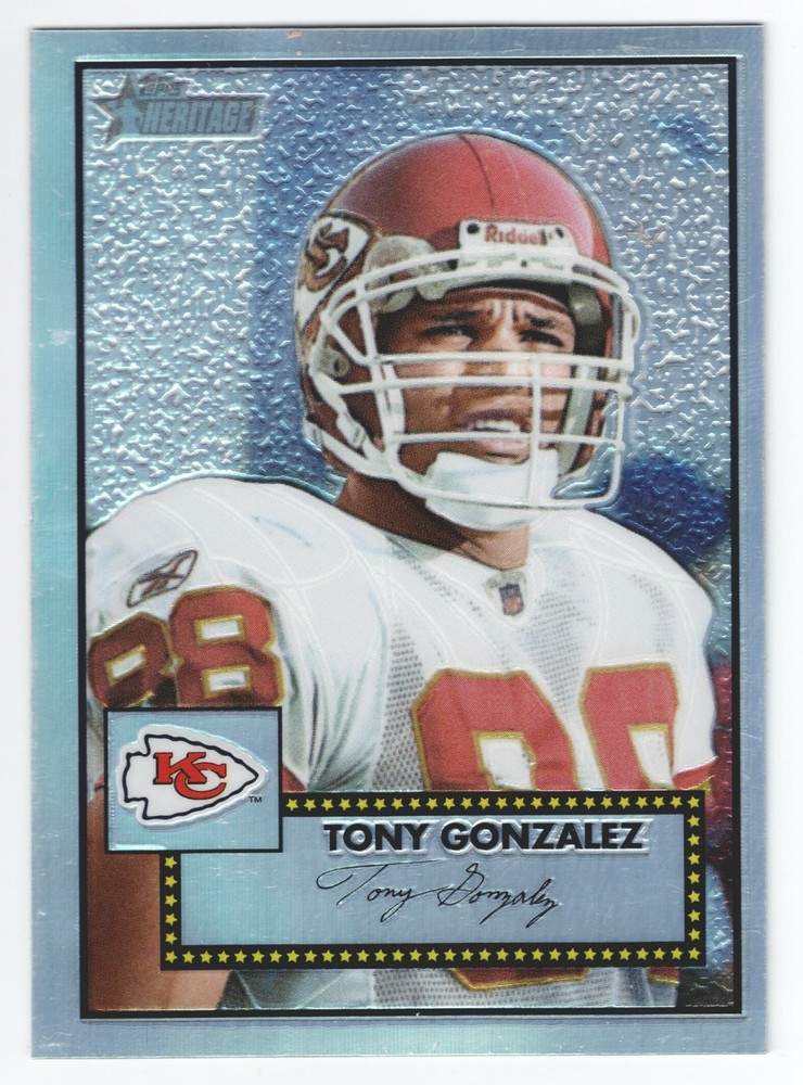 2006 Topps Heritage Football Tony Gonzalez Chrome Refractor /552 #THC68 Chiefs
