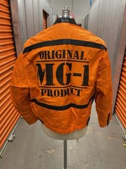 Black And Orange MG-1 Racing Jacket