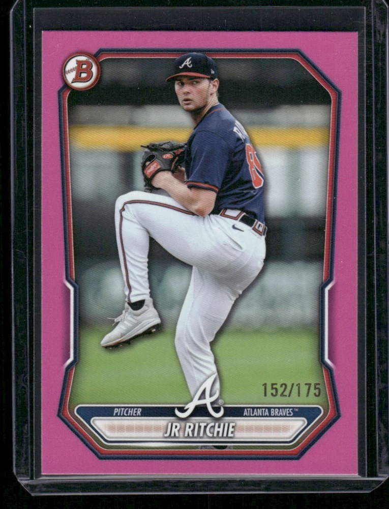 2026 Bowman – Chrome Prospects JR Ritchie #BCP-123 Fuchsia Refractor /175 (RC)
