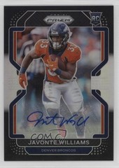 2021 Chronicles Prizm Black Signatures Javonte Williams Rookie Auto RC 1nm3