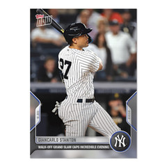 2022 Topps NOW # 930 Stanton Walk Off Grand Slam – Free Shipping Always!