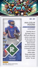 2025 Panini Prospect Edition #89 Malcolm Moore Blue #/199