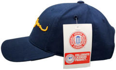 Michigan Wolverines Hat Adjustable Strap Script Navy