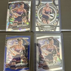 Satou Sabally Mercury 2025 Panini Prizm 4 Card Lot Ice, Blue Velo, Silver Kaleid