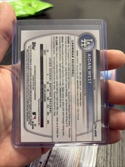 2025 Bowman Draft Aidan West #CPA-AWE 1st Bowman Auto /499