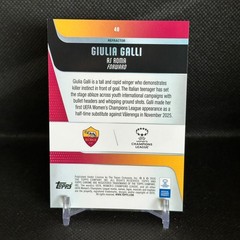 GIULIA GALLI RC Rookie Silver Refractor #40 – 2025/2026 Topps Chrome UWCL Roma