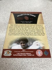 2011 Style Football Marcus Dupree Oklahoma Sooners Custom Card A-609