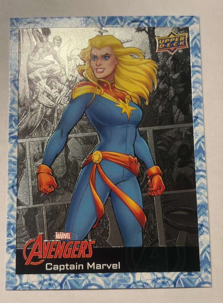 2023 Upper Deck Captain Marvel #17 Avengers Non-Sport Card NM Hologram