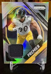 2025 Panini Prizm Football – T.J. Watt #PJY-TJW Premier Jerseys Prizm Patch Card