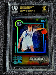 2025 Topps Match Attax RC Cooper Flagg Rookie Holofoil SP BGS 10 BLACK LABEL 💣