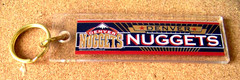 Denver Nuggets acrylic key ring NBA