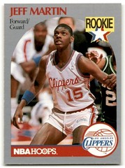 1990-91 Hoops #148 Jeff Martin Los Angeles Clippers Rookie