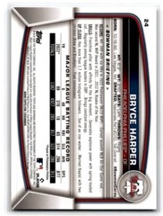 2023 Bowman Bryce Harper #24 Phillies