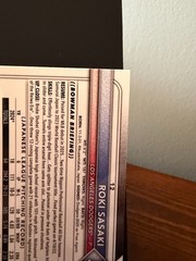 2025 Bowman Chrome – Roki Sasaki Red Rookie Variation #12 – Dodgers