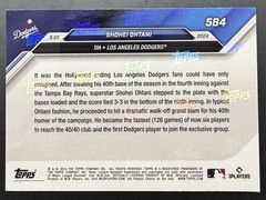 Topps Now 2024 Shohei Ohtani #584 Los Angeles Dodgers MLB Trading Card