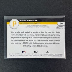 Bubba Chandler – Topps Chrome – Pirates – #10