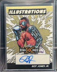2026 Leaf Ring Kings Roy Jones Jr Auto Autograph Super Prismatic Gold #d 1/1