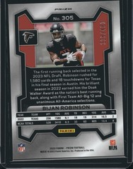 2023 Panini Prizm – Rookies Bijan Robinson #305 Pandora Prizm /400 (RC)