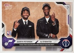 2026 Topps Now NBA Draft Top 4 Picks RC Lot Dybantsa Peterson Boozer Wilson 🔥
