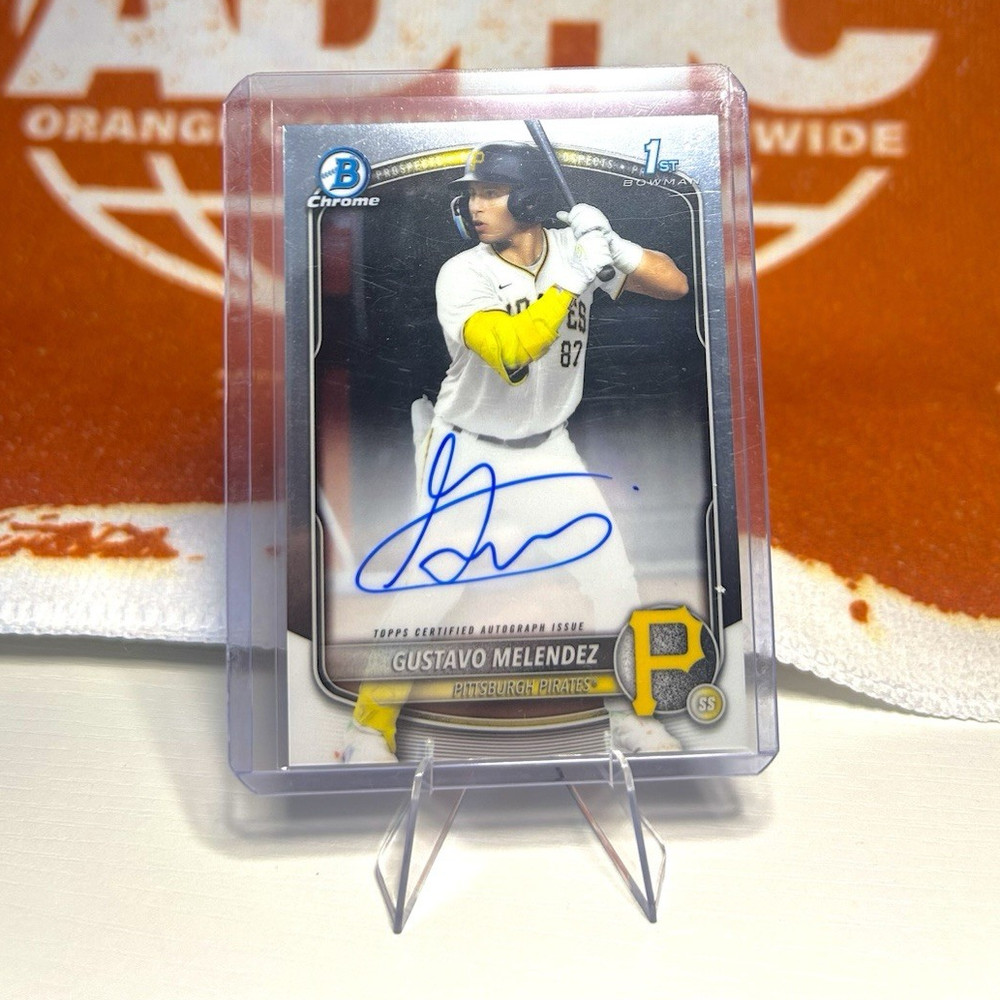 Bowman 2025 Draft 1st Bowman Chrome Prospect Auto Gustavo Melendez #CPA-GM