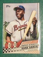 2020 Topps Hank Aaron DB-4 Decades&rsquo; Best
