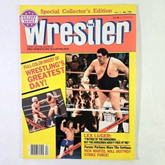 THE WRESTLER COLLECTOR&rsquo;S EDITION MAGAZINE APRIL 1988 ANDRE THE GIANT LEX LUGER