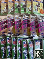 Football Card Packs – Unopened Packs from Vintage Box 100 Cards In Sealed Packs
