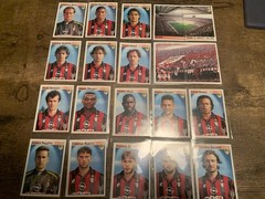 1996-97 Panini Calcio Coppe AC Milan Full Set 25-44 Maldini Weah Baresi Baggio